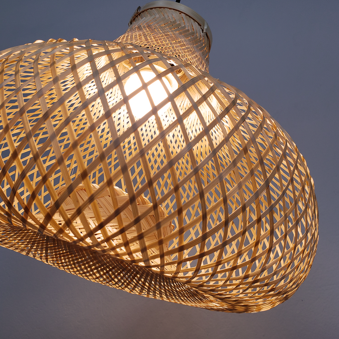 Lustre Pendente de Bambu Porto Rico