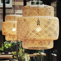 Lustre Pendente de Bambu Rustico Modelo Cayman – Bambu 40cm 3