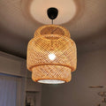 Lustre Pendente de Bambu Rustico Modelo Cayman – Bambu 40cm 5