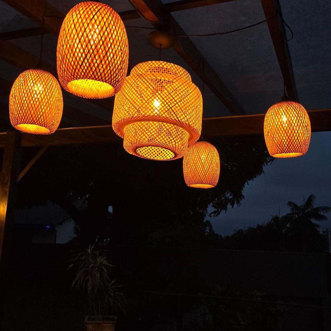 Pendente Lustre Cayman 40cm + 4 Aruba 01