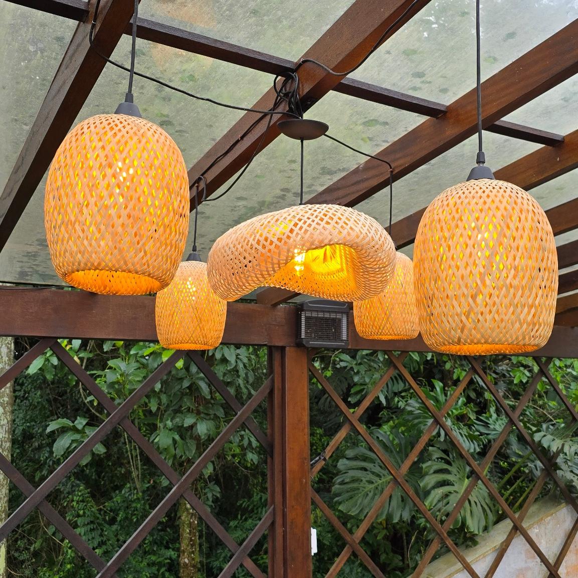 Pendente Lustre Honolulu 60cm + 4 Aruba 05