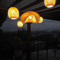 Pendente Lustre Honolulu 60cm + 4 Pendentes Maya 03